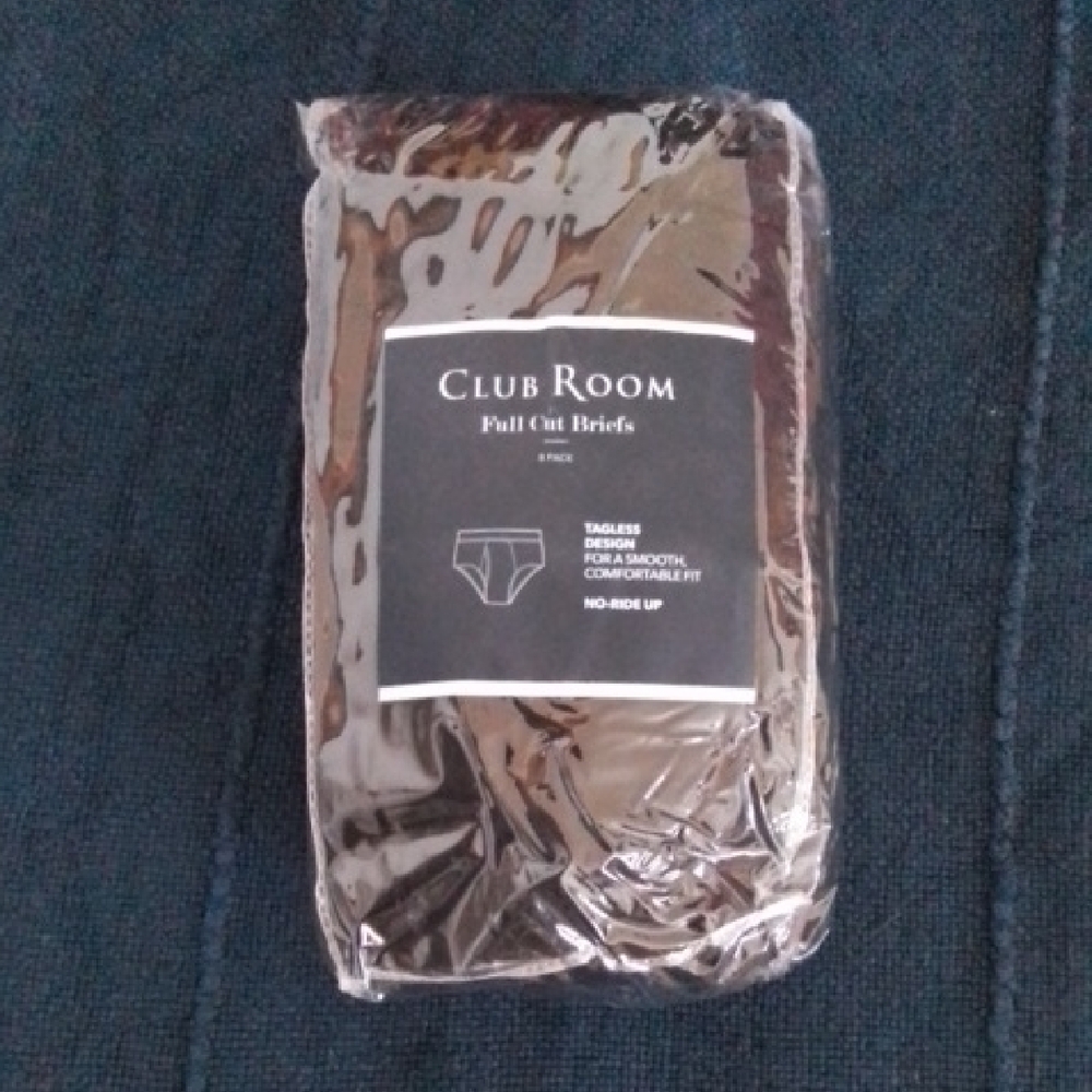 Club Room Black Pull Cut Briefs